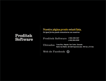 Tablet Screenshot of proditekcr.com
